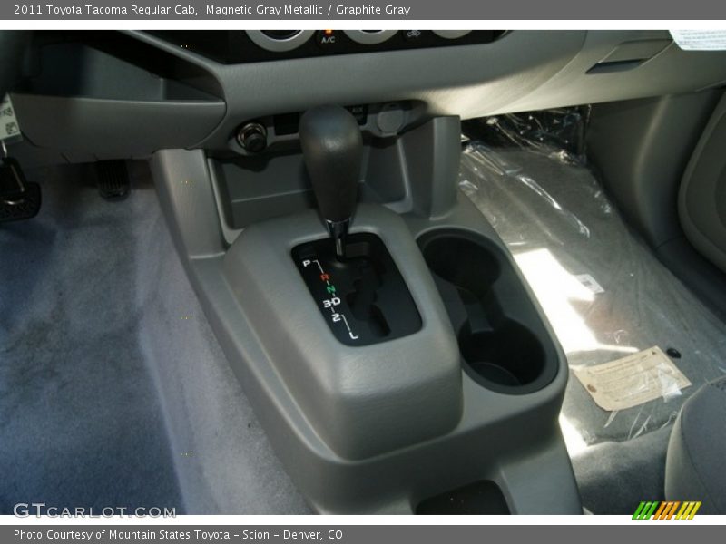 Magnetic Gray Metallic / Graphite Gray 2011 Toyota Tacoma Regular Cab