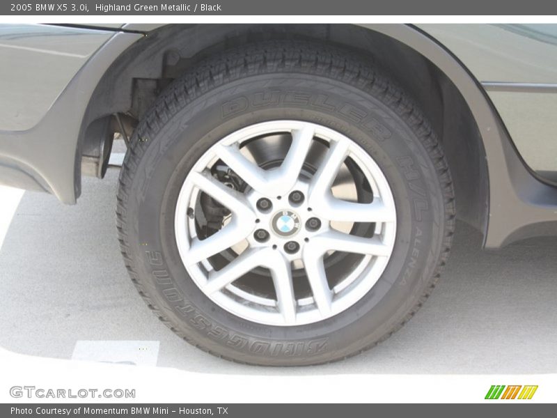 Highland Green Metallic / Black 2005 BMW X5 3.0i