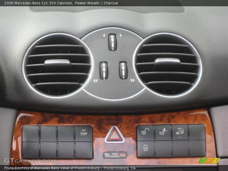 Pewter Metallic / Charcoal 2006 Mercedes-Benz CLK 350 Cabriolet