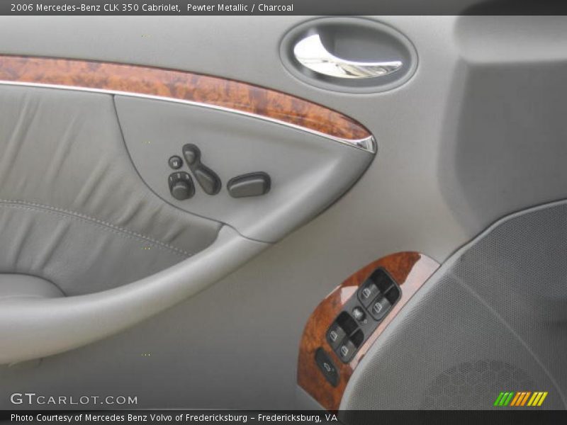 Pewter Metallic / Charcoal 2006 Mercedes-Benz CLK 350 Cabriolet