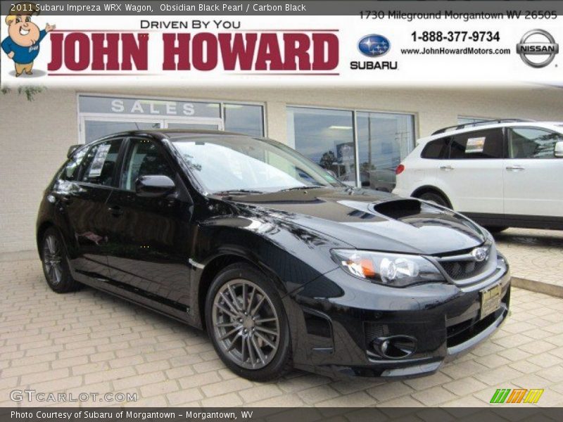 Obsidian Black Pearl / Carbon Black 2011 Subaru Impreza WRX Wagon