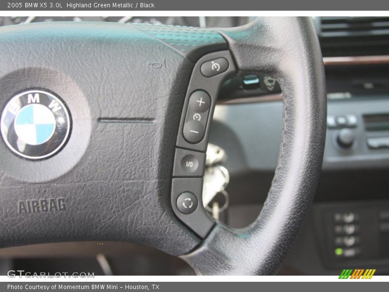 Highland Green Metallic / Black 2005 BMW X5 3.0i