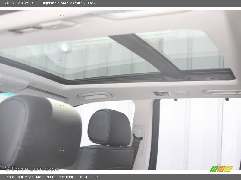 Highland Green Metallic / Black 2005 BMW X5 3.0i