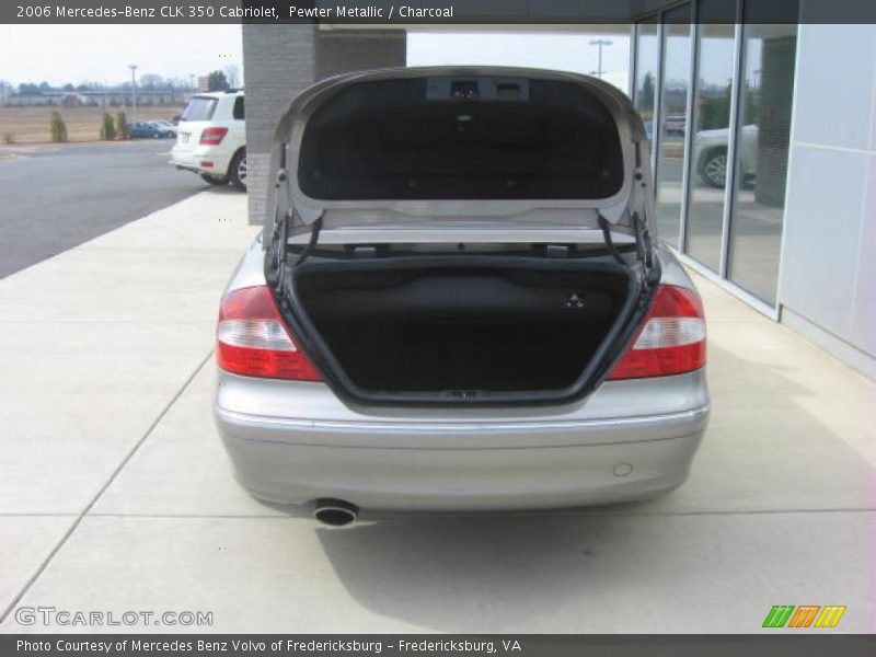 Pewter Metallic / Charcoal 2006 Mercedes-Benz CLK 350 Cabriolet