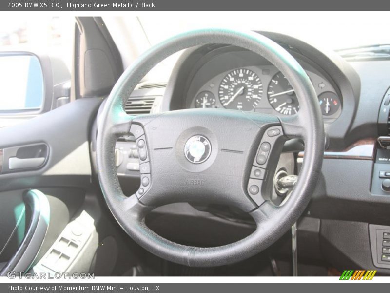 Highland Green Metallic / Black 2005 BMW X5 3.0i