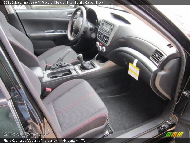  2011 Impreza WRX Wagon Carbon Black Interior