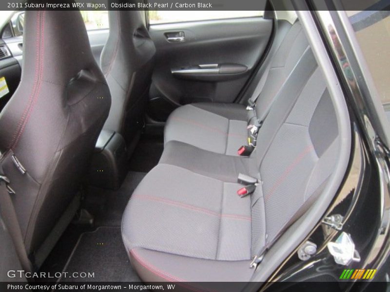  2011 Impreza WRX Wagon Carbon Black Interior