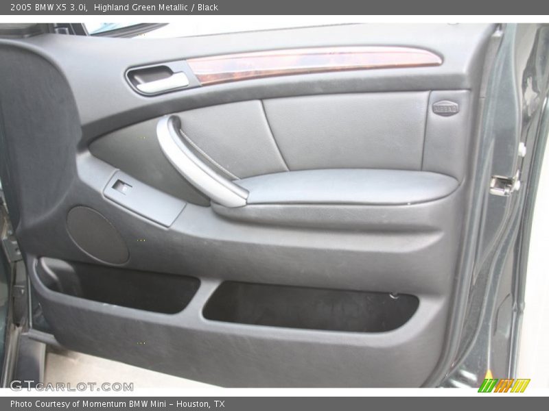Highland Green Metallic / Black 2005 BMW X5 3.0i