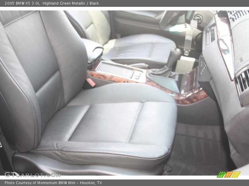 Highland Green Metallic / Black 2005 BMW X5 3.0i