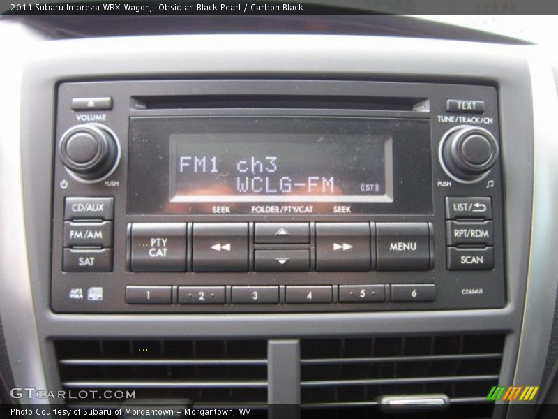 Audio System of 2011 Impreza WRX Wagon