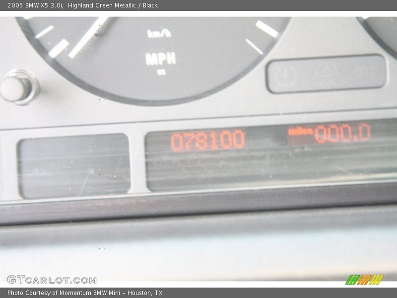 Highland Green Metallic / Black 2005 BMW X5 3.0i