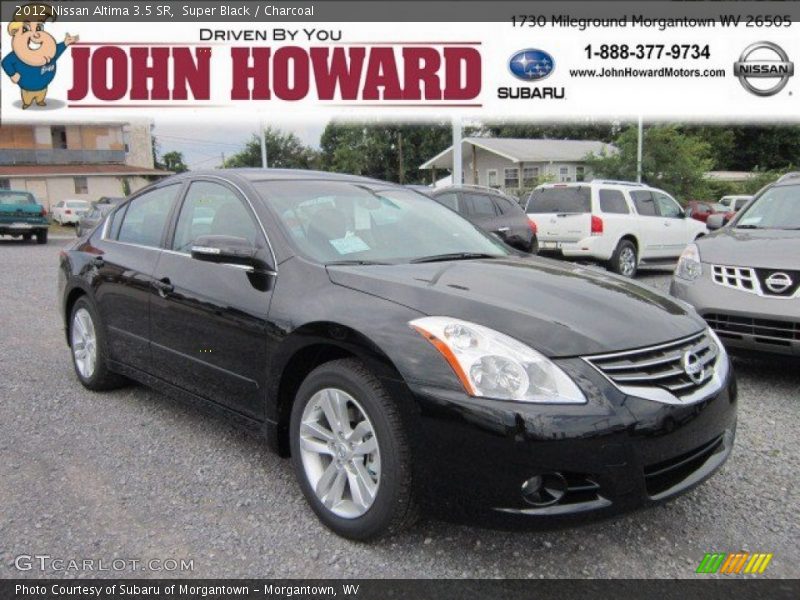 Super Black / Charcoal 2012 Nissan Altima 3.5 SR