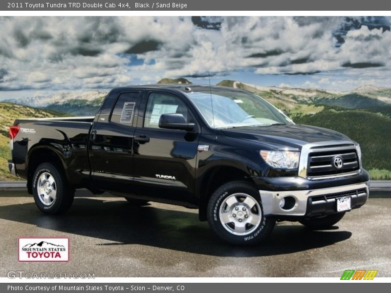 Black / Sand Beige 2011 Toyota Tundra TRD Double Cab 4x4