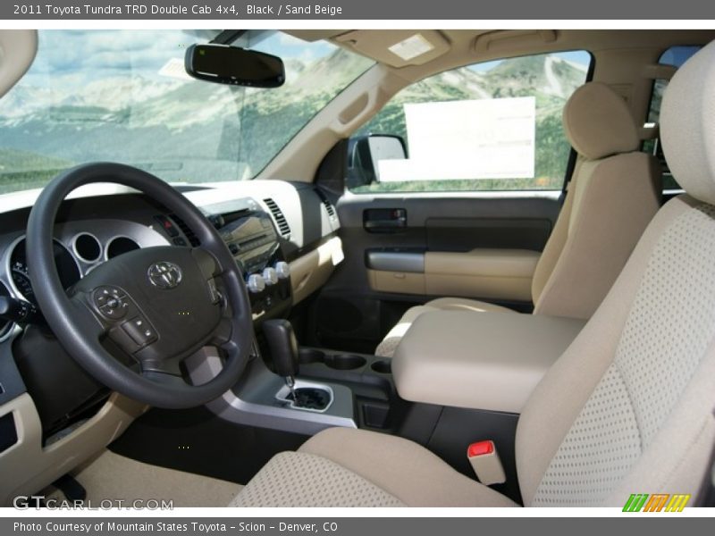 Black / Sand Beige 2011 Toyota Tundra TRD Double Cab 4x4