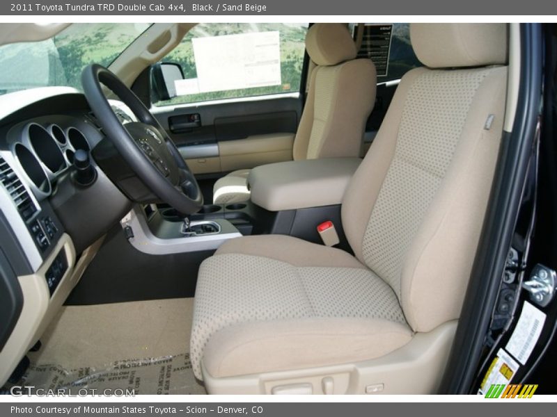 Black / Sand Beige 2011 Toyota Tundra TRD Double Cab 4x4
