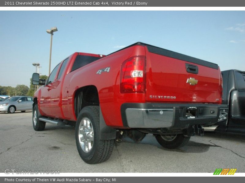 Victory Red / Ebony 2011 Chevrolet Silverado 2500HD LTZ Extended Cab 4x4