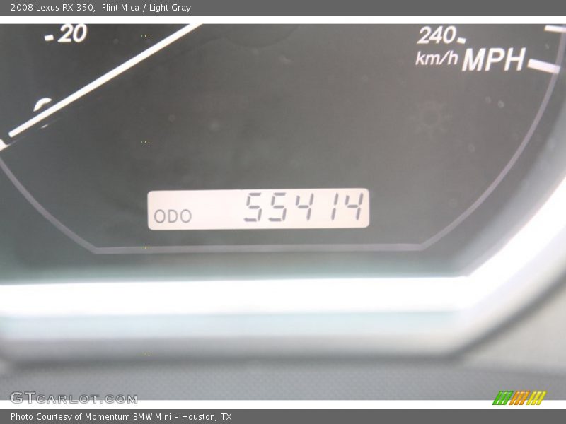 Flint Mica / Light Gray 2008 Lexus RX 350