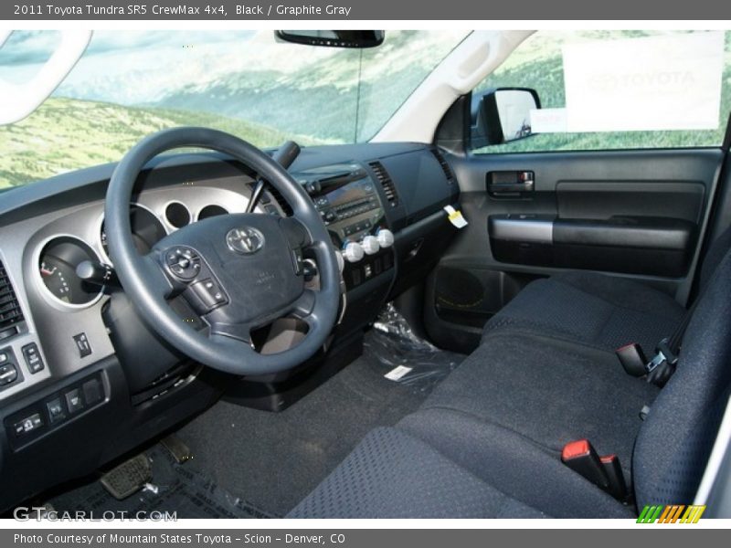 Black / Graphite Gray 2011 Toyota Tundra SR5 CrewMax 4x4