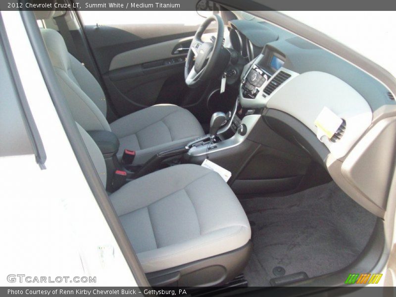 Summit White / Medium Titanium 2012 Chevrolet Cruze LT