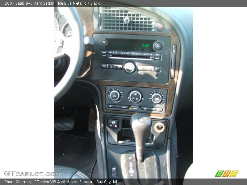 Ice Blue Metallic / Black 2007 Saab 9-5 Aero Sedan