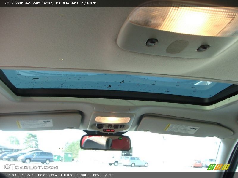 Ice Blue Metallic / Black 2007 Saab 9-5 Aero Sedan