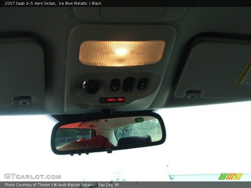 Ice Blue Metallic / Black 2007 Saab 9-5 Aero Sedan