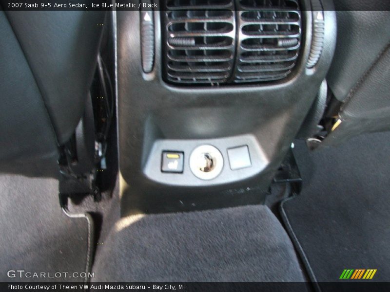 Ice Blue Metallic / Black 2007 Saab 9-5 Aero Sedan