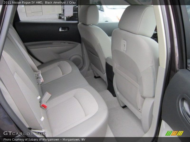 Black Amethyst / Gray 2011 Nissan Rogue SV AWD