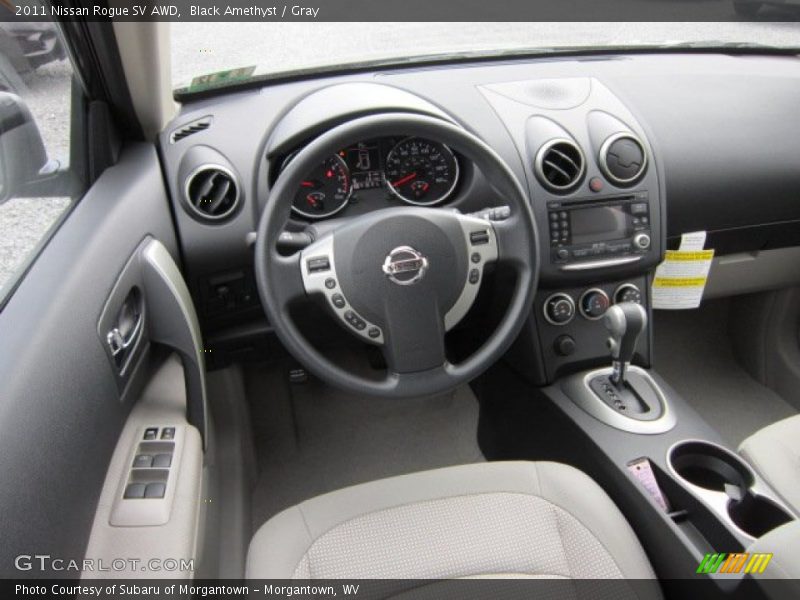 Black Amethyst / Gray 2011 Nissan Rogue SV AWD