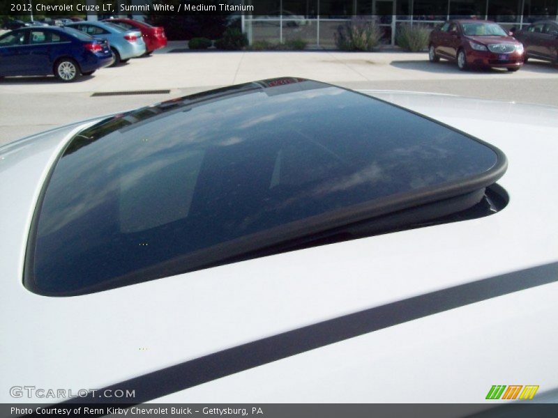 Sunroof of 2012 Cruze LT