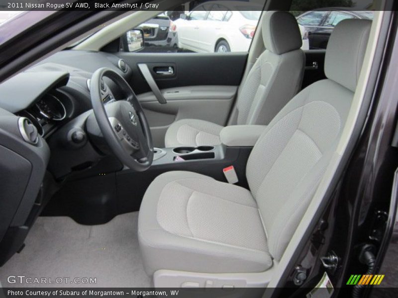 Black Amethyst / Gray 2011 Nissan Rogue SV AWD