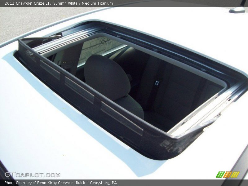 Sunroof of 2012 Cruze LT
