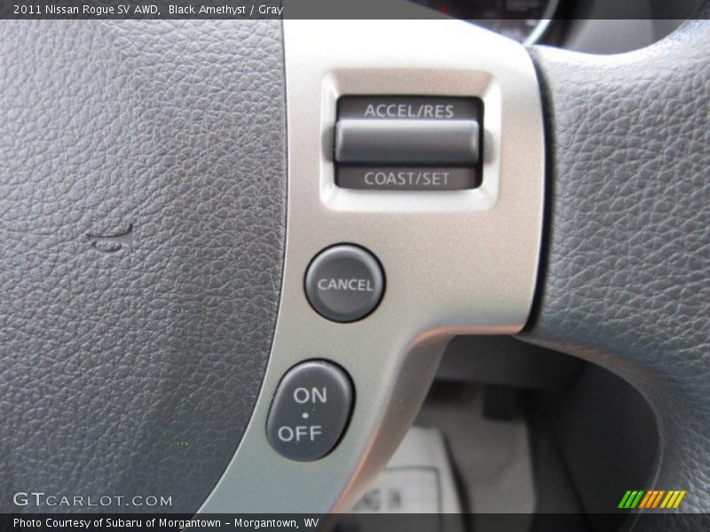 Black Amethyst / Gray 2011 Nissan Rogue SV AWD