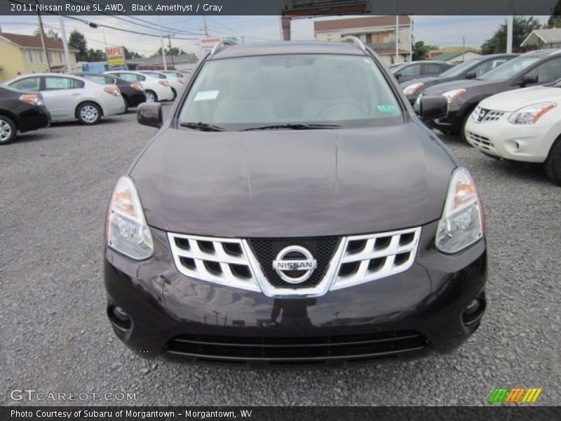 Black Amethyst / Gray 2011 Nissan Rogue SL AWD