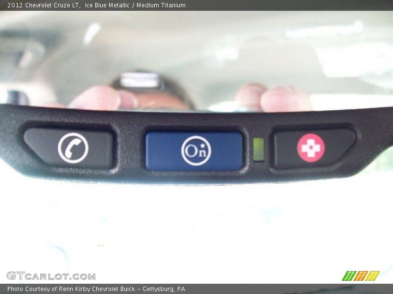 Ice Blue Metallic / Medium Titanium 2012 Chevrolet Cruze LT
