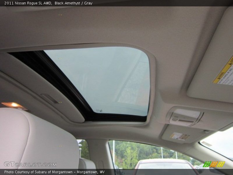 Black Amethyst / Gray 2011 Nissan Rogue SL AWD