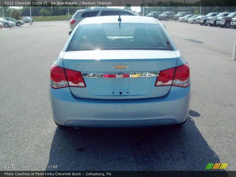 Ice Blue Metallic / Medium Titanium 2012 Chevrolet Cruze LT
