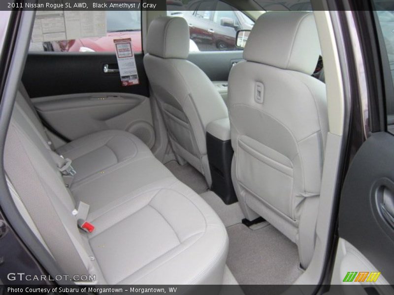 Black Amethyst / Gray 2011 Nissan Rogue SL AWD