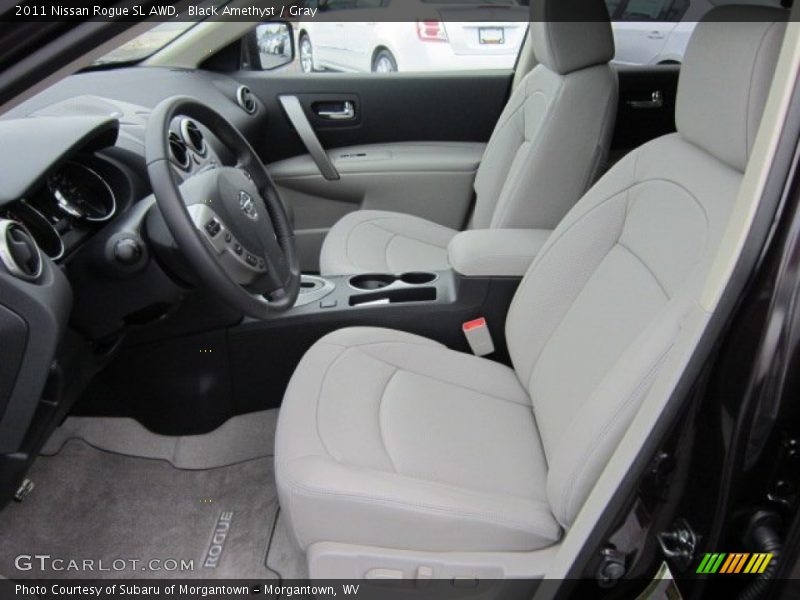 Black Amethyst / Gray 2011 Nissan Rogue SL AWD