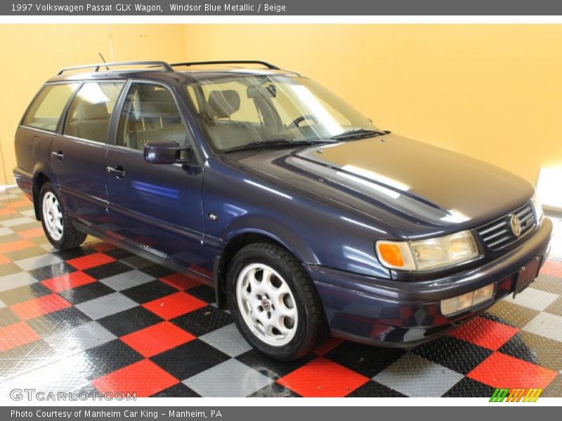 Windsor Blue Metallic / Beige 1997 Volkswagen Passat GLX Wagon