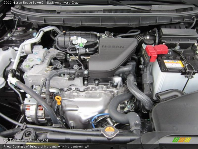 Black Amethyst / Gray 2011 Nissan Rogue SL AWD