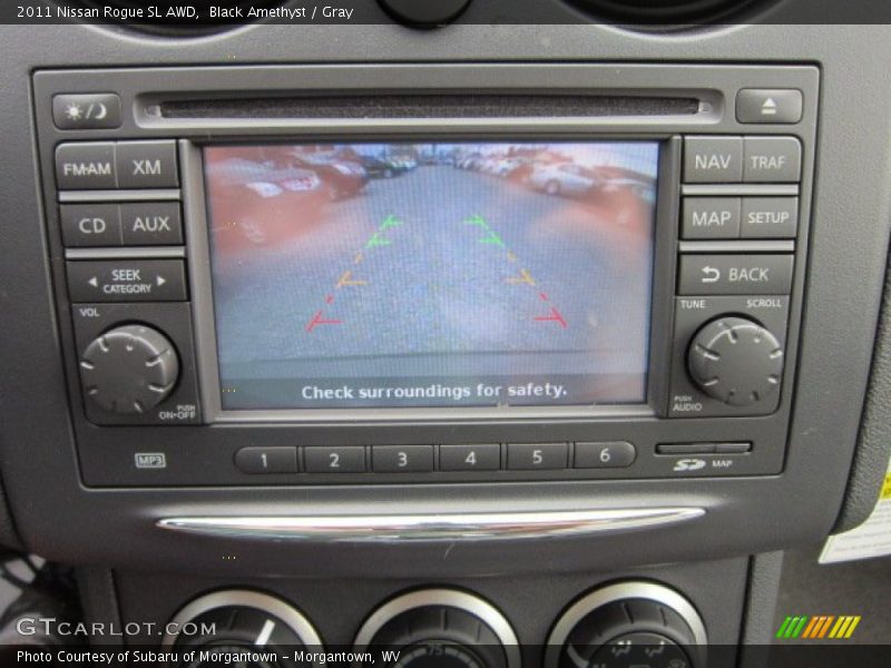 Black Amethyst / Gray 2011 Nissan Rogue SL AWD