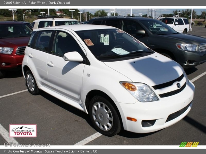 Polar White / Dark Charcoal 2006 Scion xA