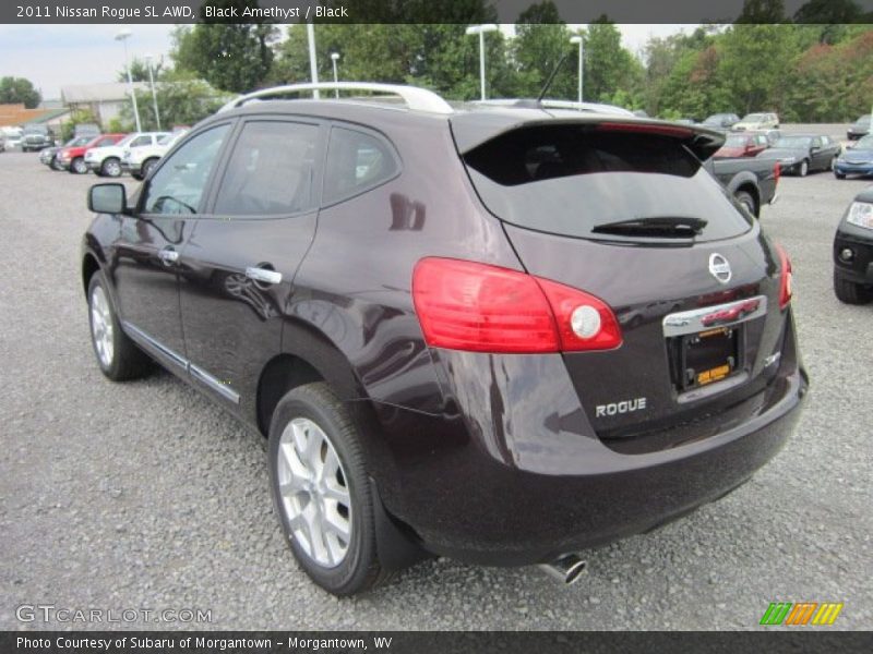 Black Amethyst / Black 2011 Nissan Rogue SL AWD