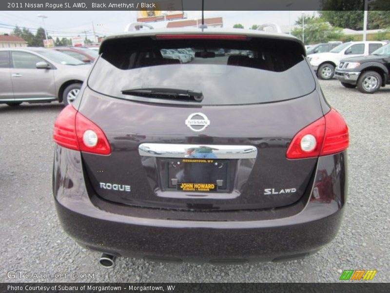 Black Amethyst / Black 2011 Nissan Rogue SL AWD