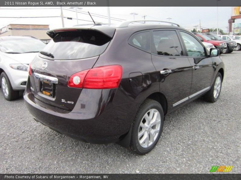 Black Amethyst / Black 2011 Nissan Rogue SL AWD