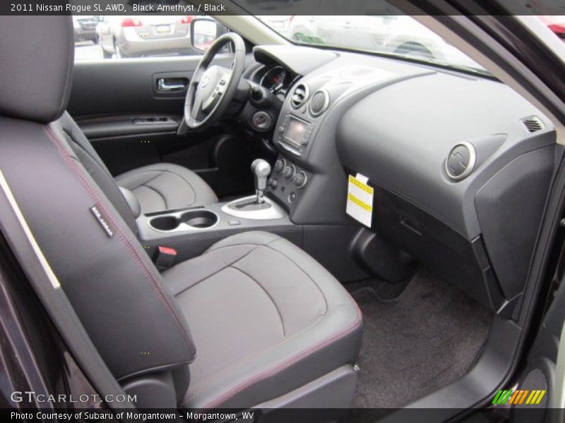 Black Amethyst / Black 2011 Nissan Rogue SL AWD