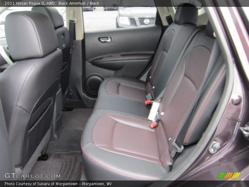 Black Amethyst / Black 2011 Nissan Rogue SL AWD