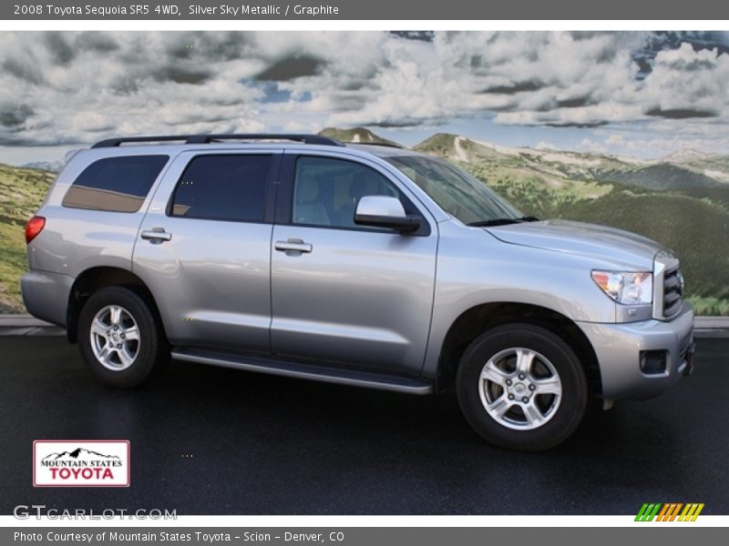 Silver Sky Metallic / Graphite 2008 Toyota Sequoia SR5 4WD