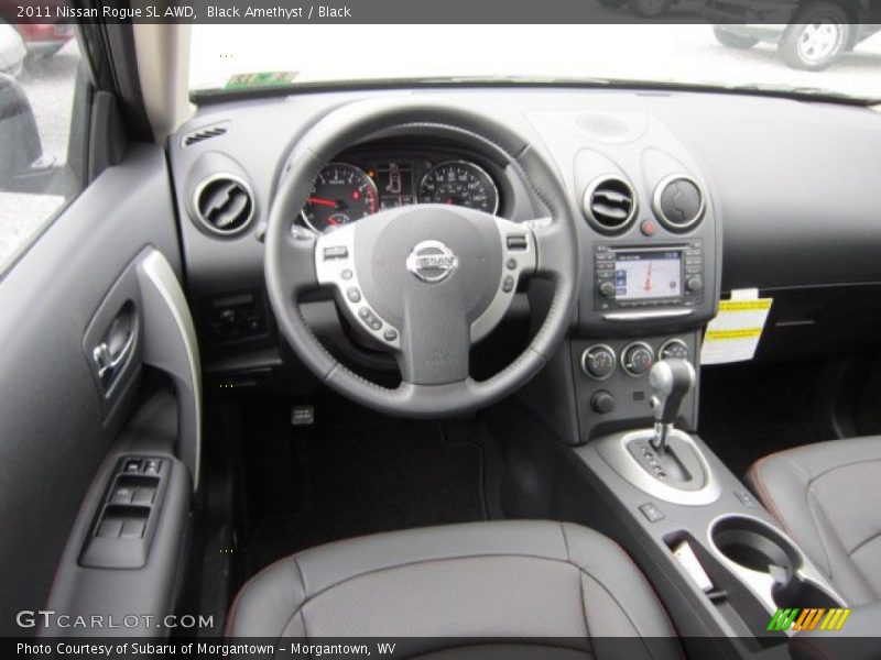 Black Amethyst / Black 2011 Nissan Rogue SL AWD